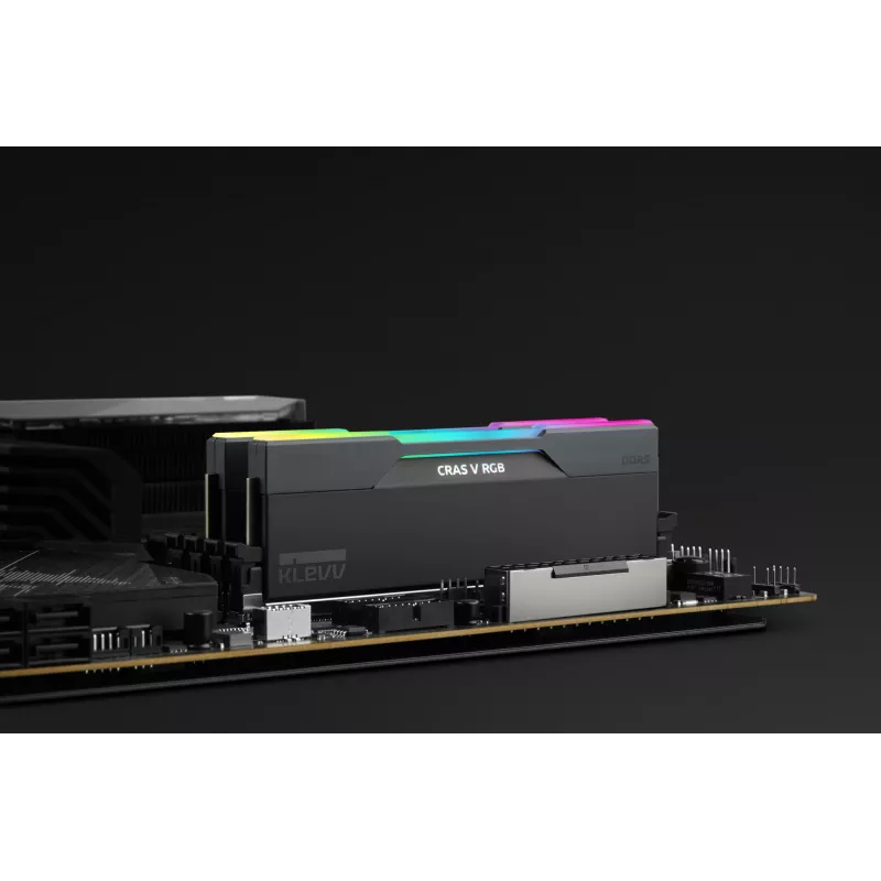 Klevv 64GB (2 x 32GB) 6000MHz CL30 DDR5 GAMING RAM MODULE 30-36-36-76 CRAS V RGB