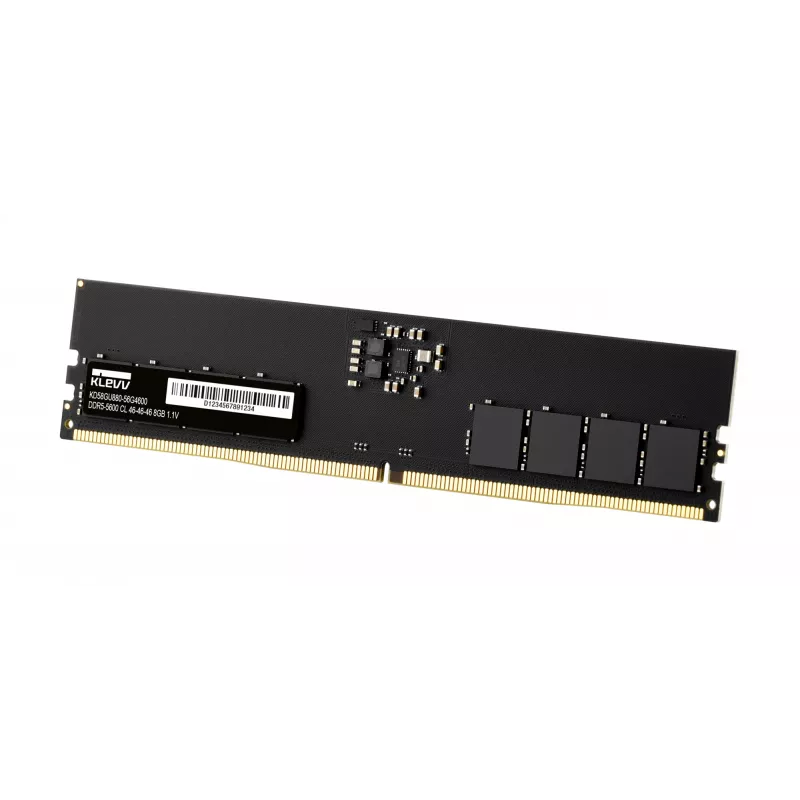 Desktop RAM KLEVV 8GB DDR5 5600MHz CL46 288-pin DIMM 1.1V (46-46-46-90)