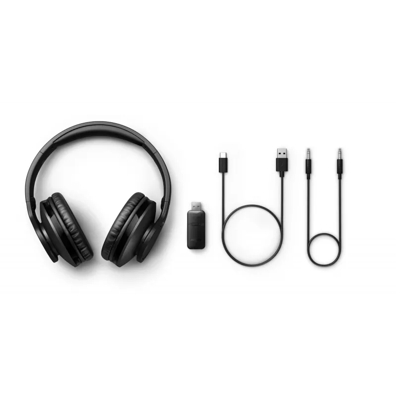 Philips 6000 series TAH6206BK/00 headphones/headset Wireless Head-band Music Bluetooth Black