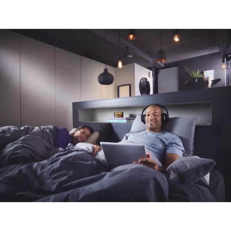 Philips 6000 series TAH6206BK/00 headphones/headset Wireless Head-band Music Bluetooth Black