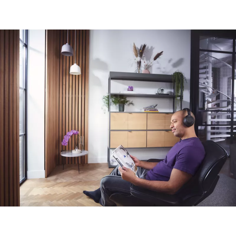 Philips 6000 series TAH6206BK/00 headphones/headset Wireless Head-band Music Bluetooth Black