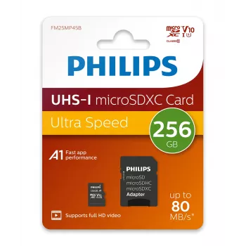 Philips FM25MP45B/00 memory card 256 GB MicroSDHC UHS-I Class 10