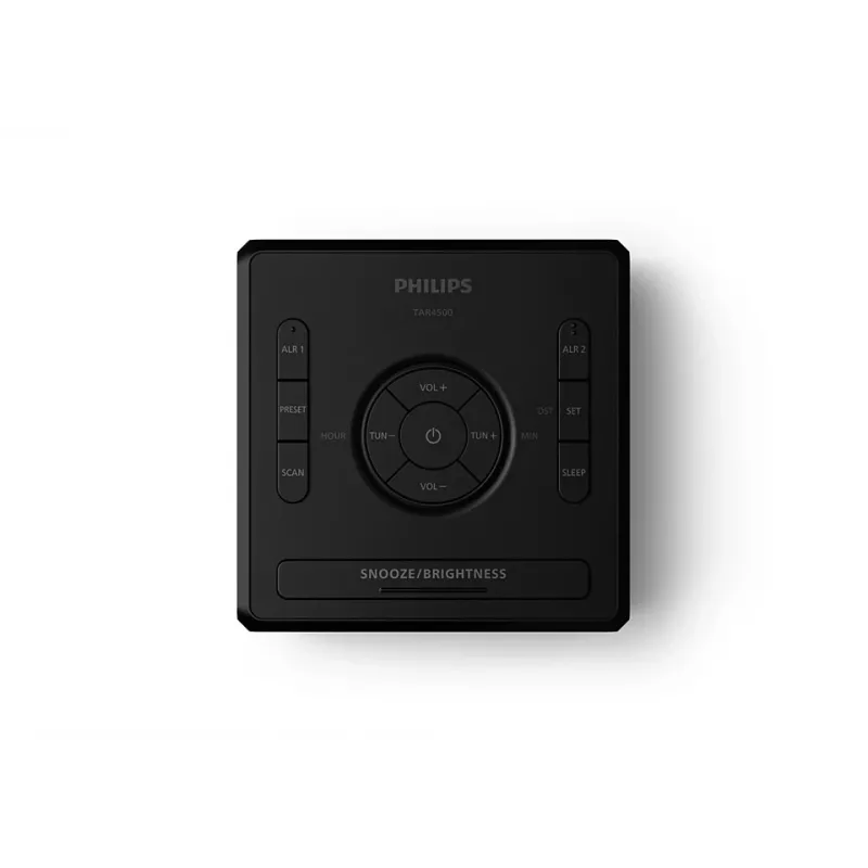 Philips TAR4500/10 alarm clock Digital alarm clock Black