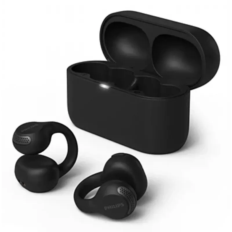 Philips 2000 series TAQ2000BK Headset True Wireless Stereo (TWS) Ear-clip-on, Open-ear Calls/Music Bluetooth Black