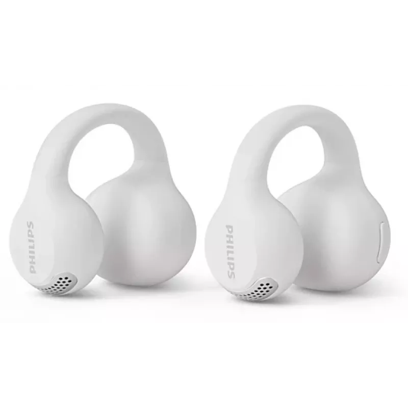 Philips 2000 series TAQ2000WT Headset True Wireless Stereo (TWS) Ear-clip-on, Open-ear Calls/Music Bluetooth White
