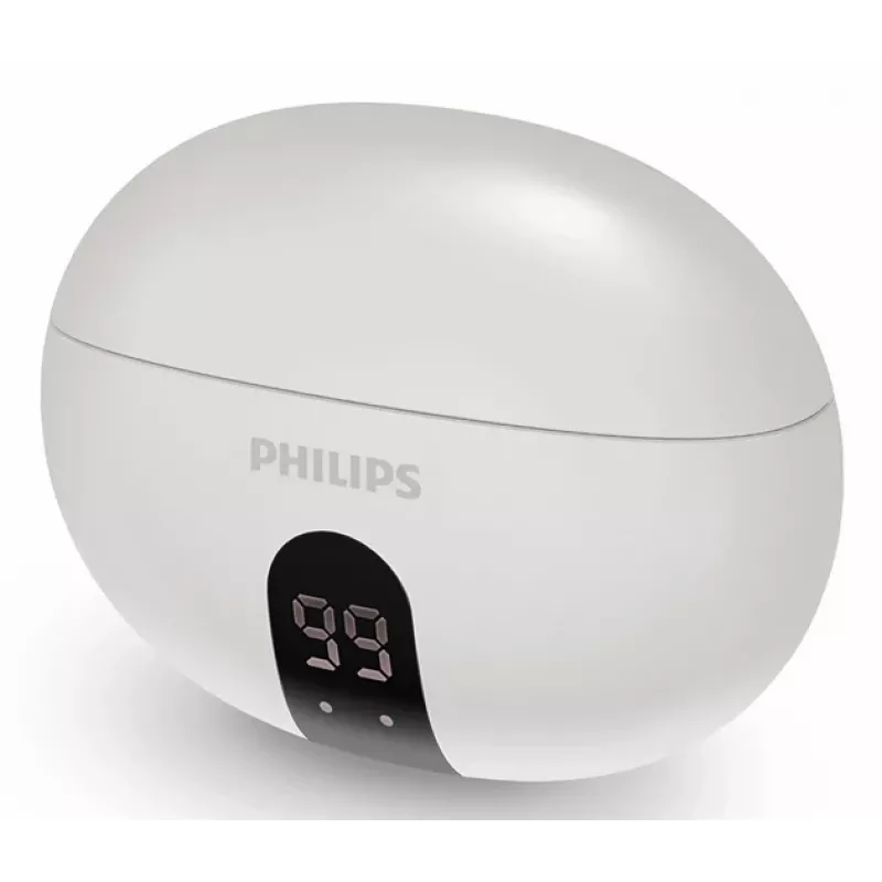 Wireless in-ear headset Philips TAT2520WT/00 — Bluetooth, for calls and music, 20–20000 Hz, 10 m range, white, 40 g