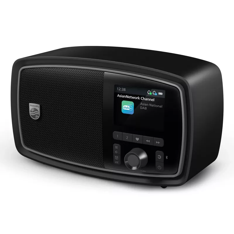 Philips TAV2000DB Portable Analog & digital Black