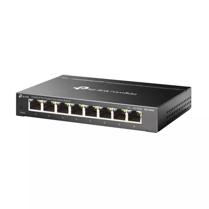 TP-Link Omada DS108GE network switch Unmanaged Gigabit Ethernet (10/100/1000) Black