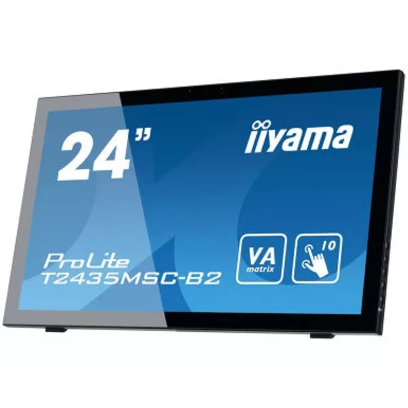 iiyama ProLite T2435MSC-B2 computer monitor 59.9 cm (23.6 inch) 1920 x 1080 pixels Full HD LED Touchscreen Black