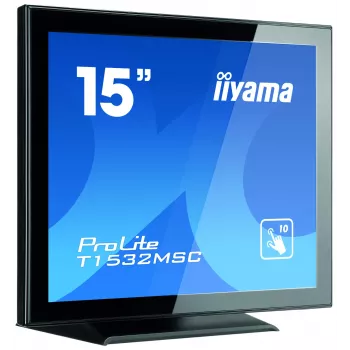 iiyama T1532MSC-B5AG POS monitor 38.1 cm (15 inch) 1024 x 768 pixels Touchscreen