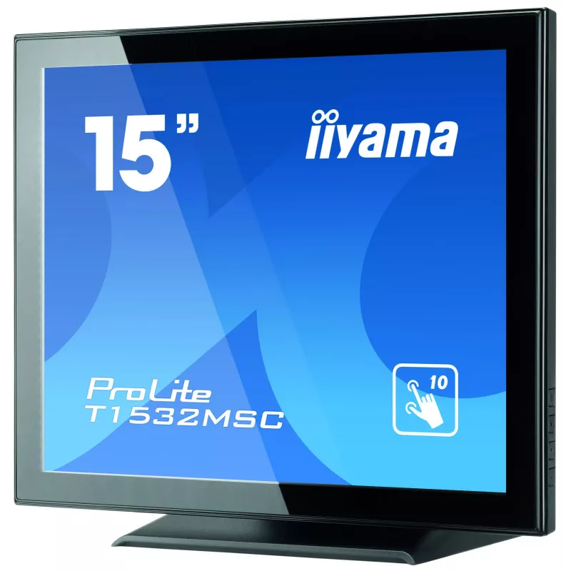 iiyama T1532MSC-B5AG POS monitor 38.1 cm (15 inch) 1024 x 768 pixels Touchscreen