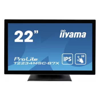 iiyama ProLite T2234MSC-B7X computer monitor 54.6 cm (21.5 inch) 1920 x 1080 pixels Full HD Touchscreen Black