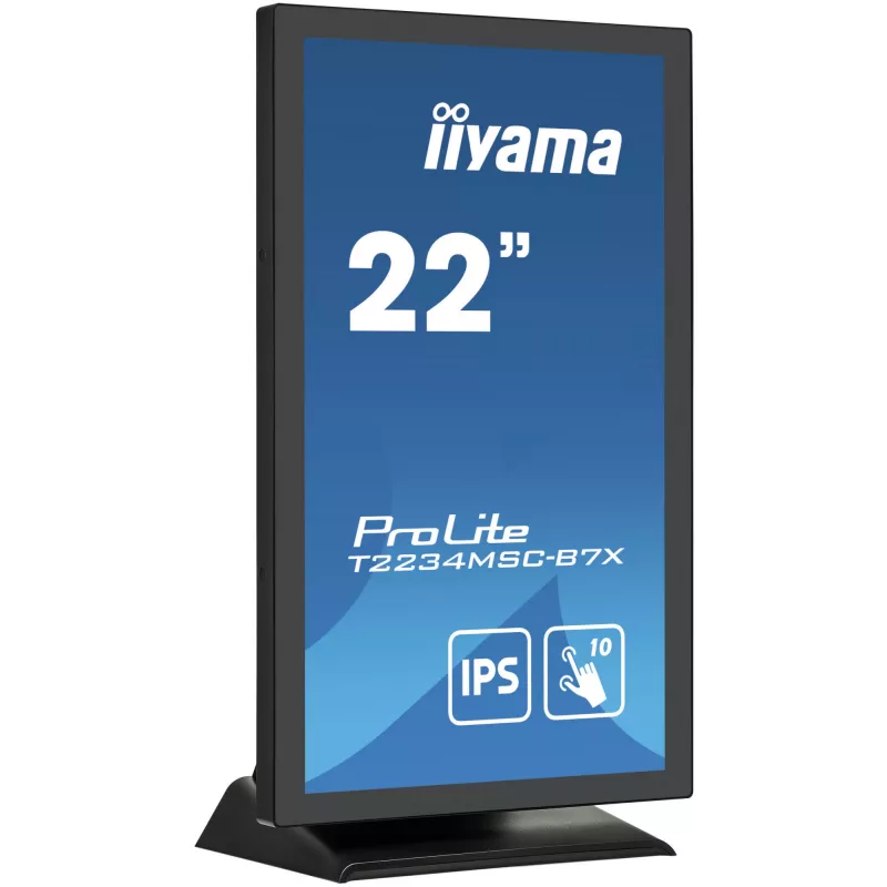 iiyama ProLite T2234MSC-B7X computer monitor 54.6 cm (21.5 inch) 1920 x 1080 pixels Full HD Touchscreen Black