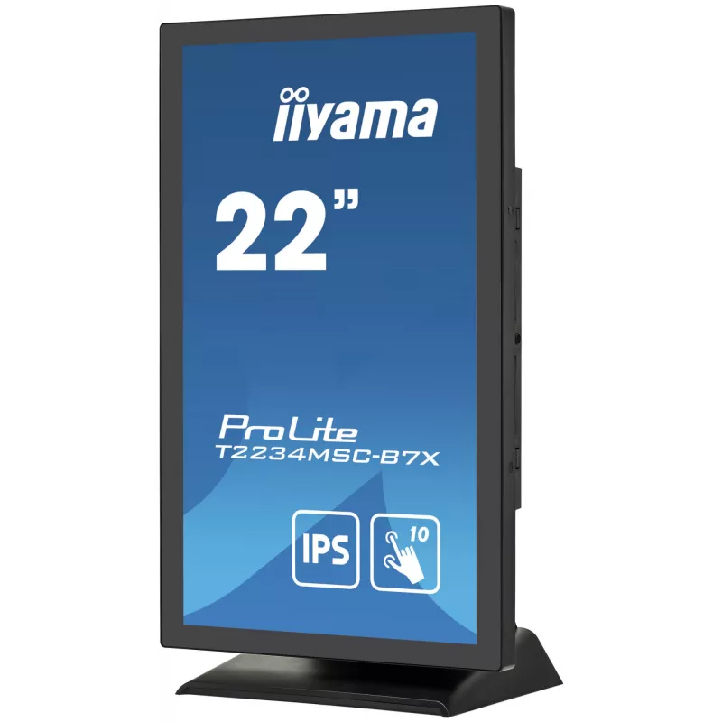 iiyama ProLite T2234MSC-B7X computer monitor 54.6 cm (21.5 inch) 1920 x 1080 pixels Full HD Touchscreen Black