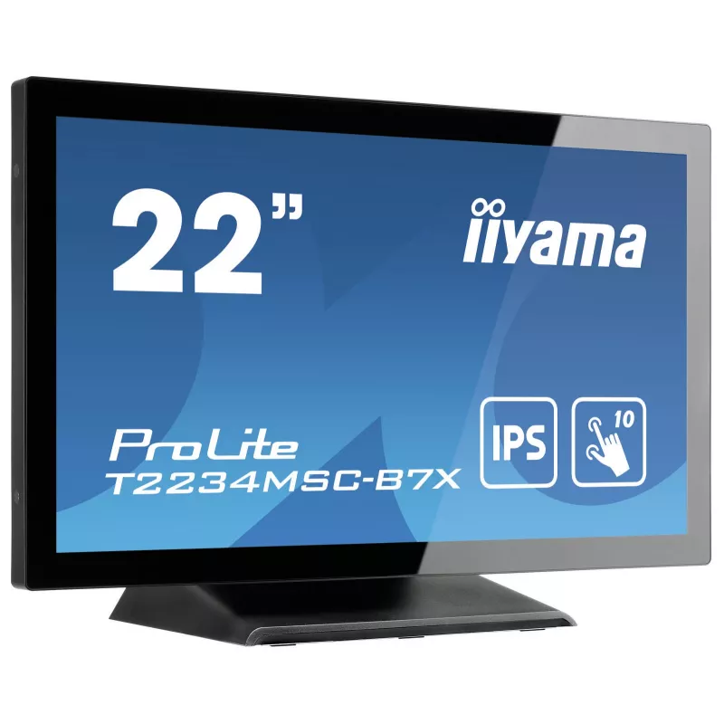 iiyama ProLite T2234MSC-B7X computer monitor 54.6 cm (21.5 inch) 1920 x 1080 pixels Full HD Touchscreen Black