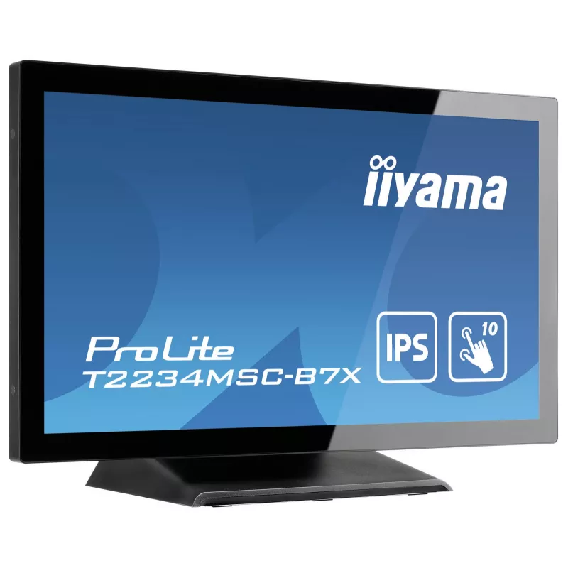 iiyama ProLite T2234MSC-B7X computer monitor 54.6 cm (21.5 inch) 1920 x 1080 pixels Full HD Touchscreen Black