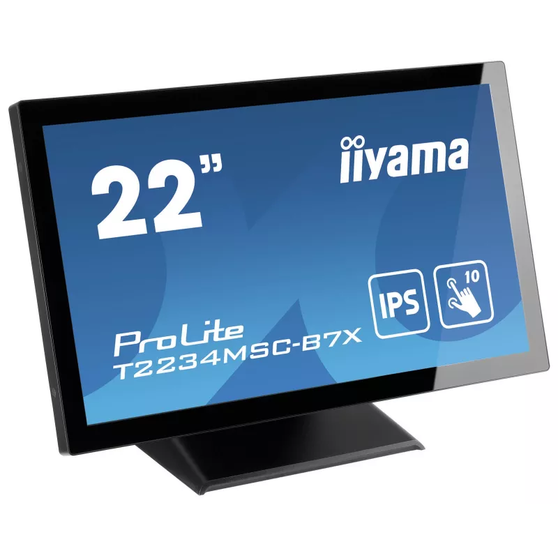iiyama ProLite T2234MSC-B7X computer monitor 54.6 cm (21.5 inch) 1920 x 1080 pixels Full HD Touchscreen Black