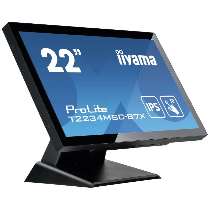 iiyama ProLite T2234MSC-B7X computer monitor 54.6 cm (21.5 inch) 1920 x 1080 pixels Full HD Touchscreen Black