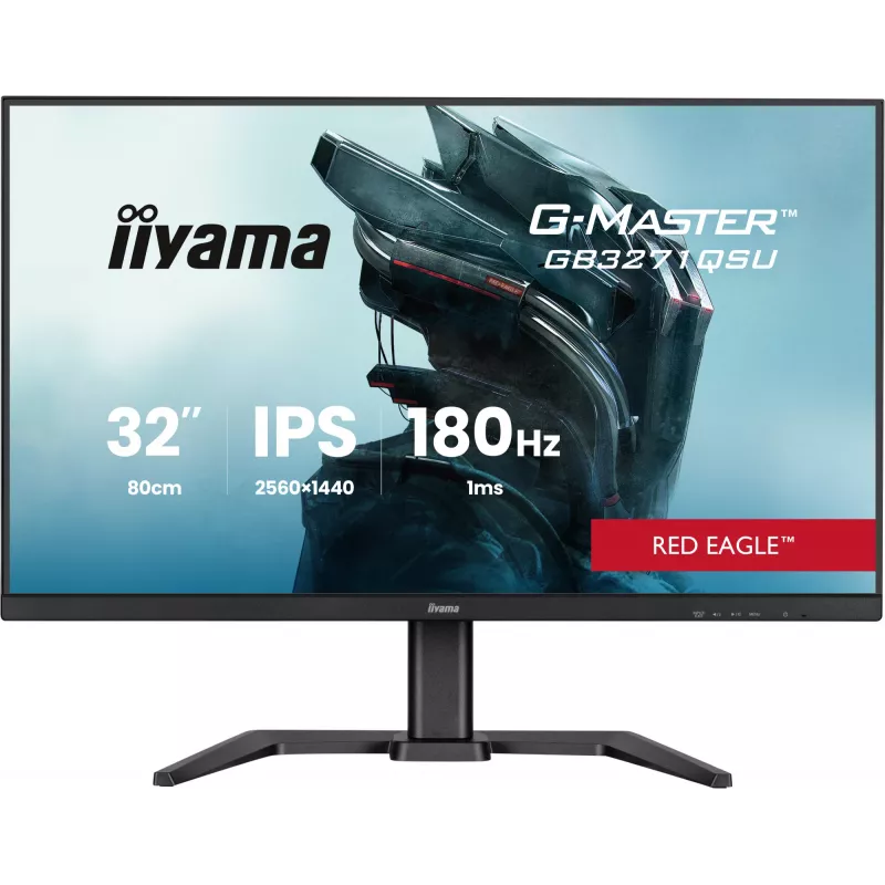 iiyama GB3271QSU-B2 computer monitor 80 cm (31.5 inch) 2560 x 1440 pixels Quad HD LED Black