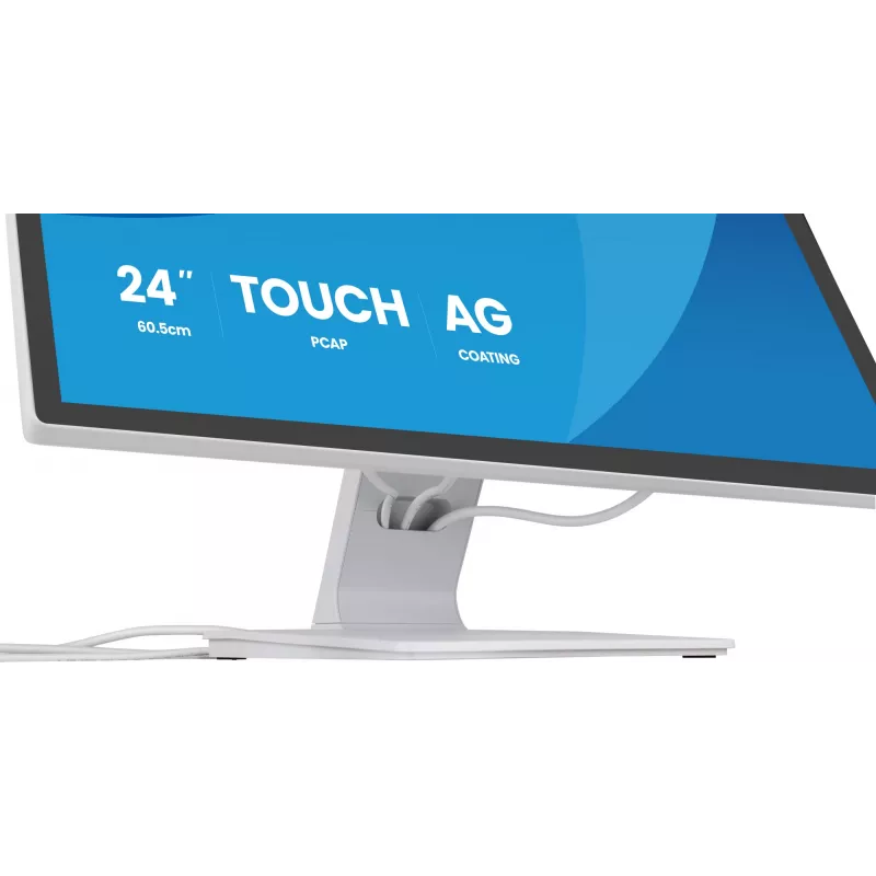 iiyama T2452MSC-W2AG computer monitor 61 cm (24 inch) 1920 x 1080 pixels Full HD LED Touchscreen White