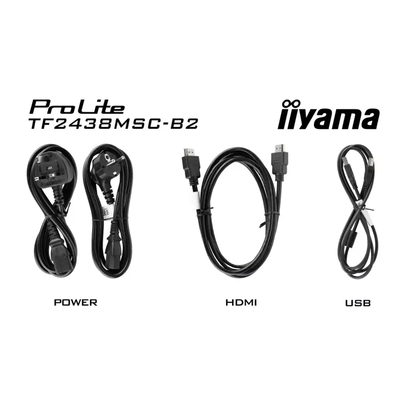 Touchscreen monitor IIYAMA TF2438MSC-B2 — 24-inch interactive display, multi-touch
