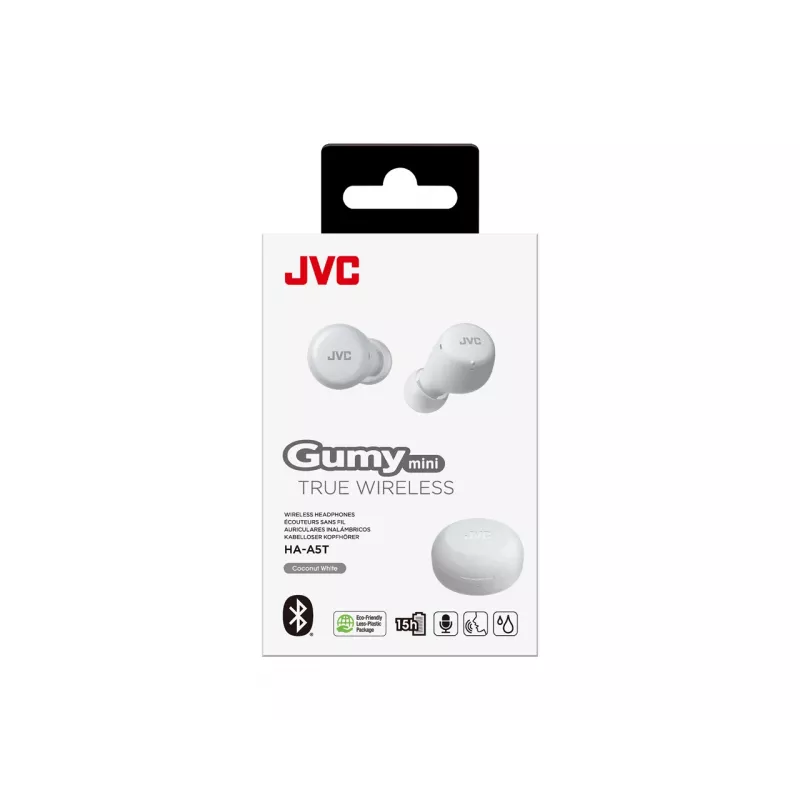 Wireless in-ear headphones JVC HA-A5T True Wireless Stereo (TWS) — Intraaural, 20–20000 Hz, White