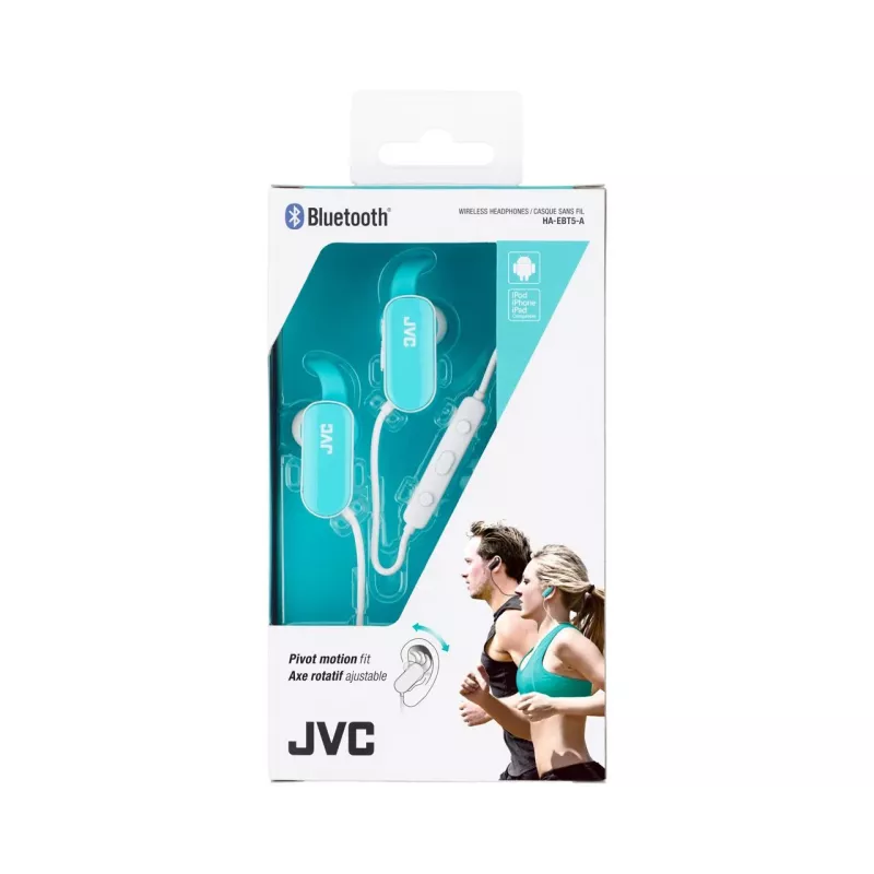 JVC HA-EBT5-A-E headphones/headset Wireless In-ear Sports Bluetooth Blue, White