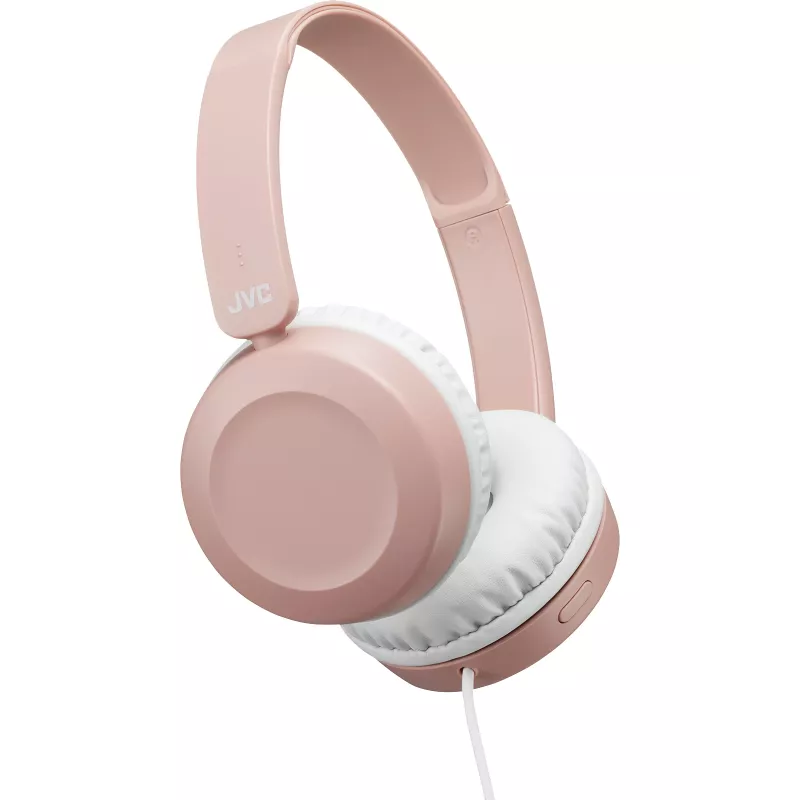 JVC Powerful Sound Wired On Ear Pink, Wired, 10 - 26000 Hz, Calls/Music, 140 g, Headset, Pink
