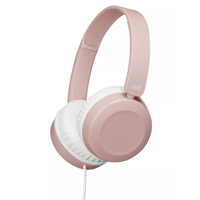 JVC Powerful Sound Wired On Ear Pink, Wired, 10 - 26000 Hz, Calls/Music, 140 g, Headset, Pink