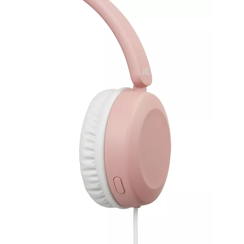 JVC Powerful Sound Wired On Ear Pink, Wired, 10 - 26000 Hz, Calls/Music, 140 g, Headset, Pink