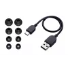 JVC XX Deep Bass Wireless Earbuds Black, True Wireless Stereo (TWS), 20 - 20000 Hz, Calls/Music, 8.8 g, Headset, Black, Red