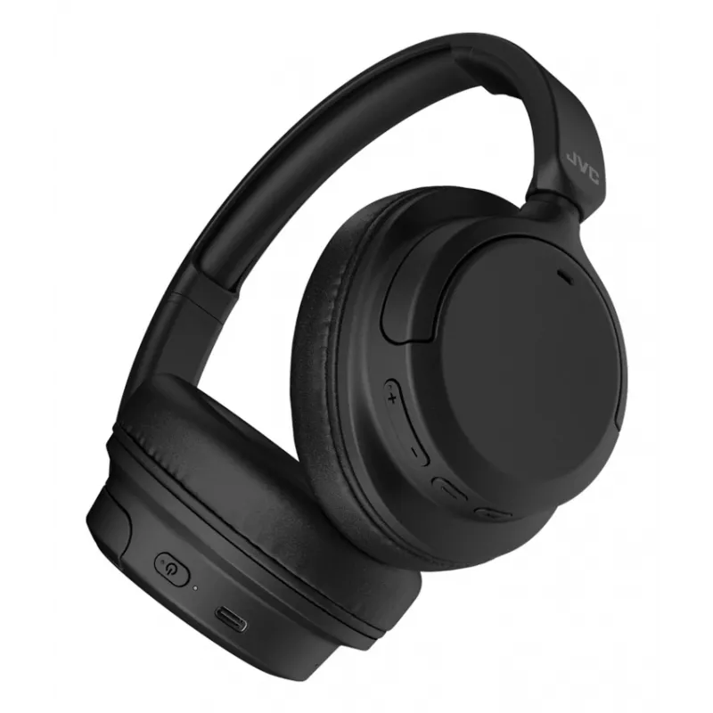JVC Over Ear Noise Cancelling Headset Wireless Head-band Calls/Music USB Type-C Bluetooth Black