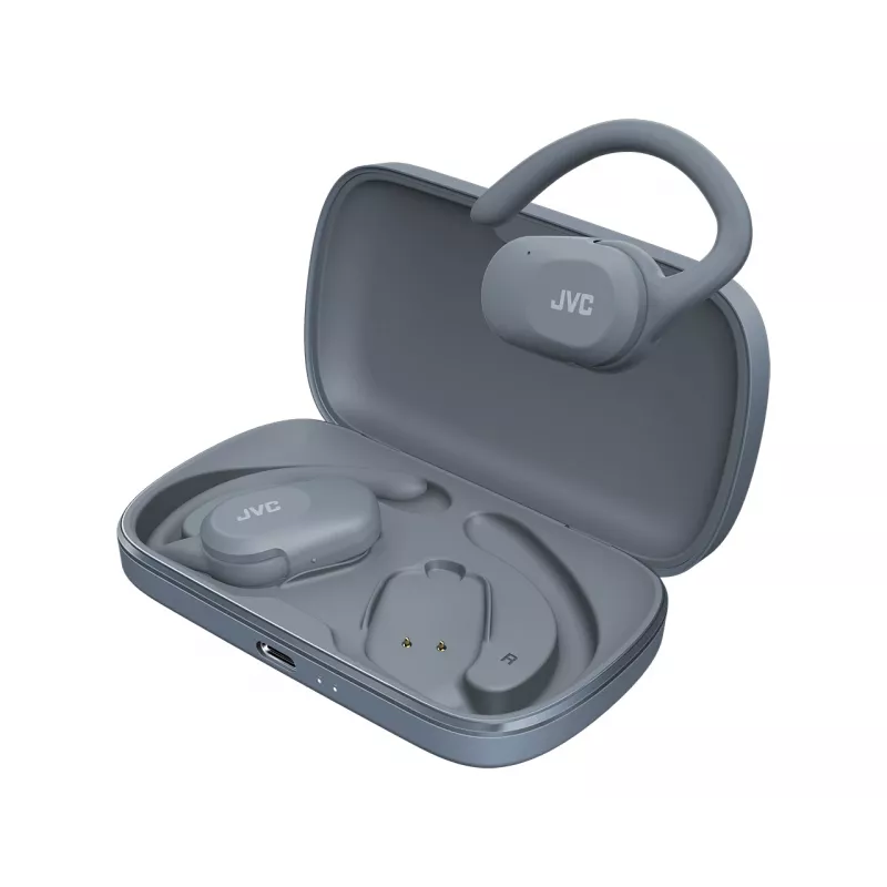 Headset JVC HA-NP40T True Wireless Stereo (TWS) in-ear ear-hook Bluetooth, 20–20000 Hz, 10 m, grey