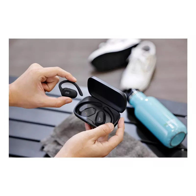 Headset JVC HA-NP40T True Wireless Stereo TWS Ear-hook Bluetooth Black, 20–20000 Hz, 10 m
