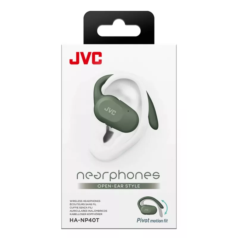 JVC HA-NP40T Headset True Wireless Stereo (TWS) Ear-hook Calls/Music Bluetooth Green