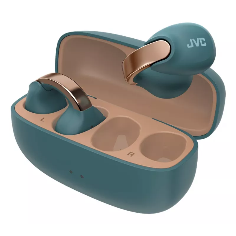 JVC HA-NP1T Headset True Wireless Stereo (TWS) Ear-clip-on Calls/Music USB Type-C Bluetooth Blue, Gold