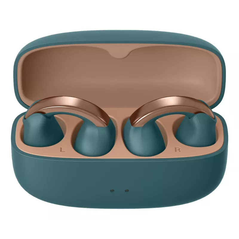 JVC HA-NP1T Headset True Wireless Stereo (TWS) Ear-clip-on Calls/Music USB Type-C Bluetooth Blue, Gold