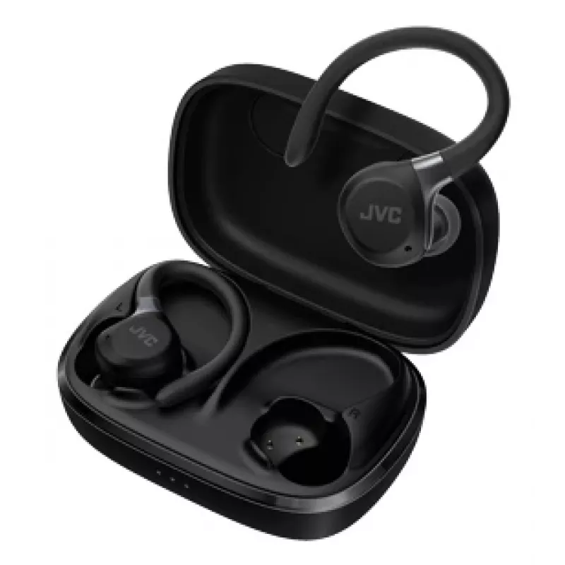 JVC HA-EC75T-B-U headphones/headset Wireless Ear-hook Sports Bluetooth Black