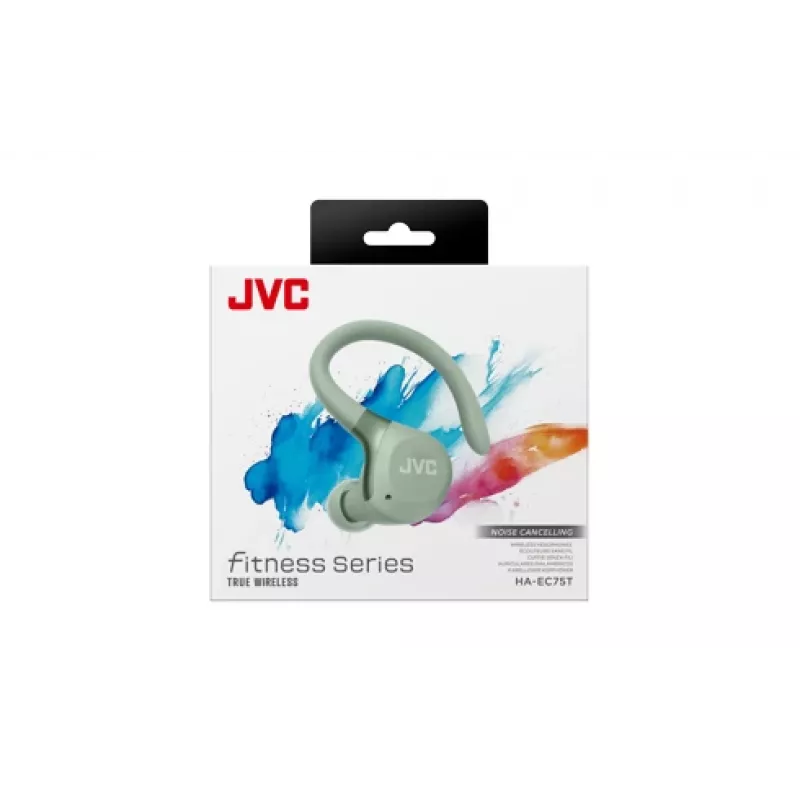 JVC HA-EC75T-G-U headphones/headset Wireless Ear-hook Sports Bluetooth Green