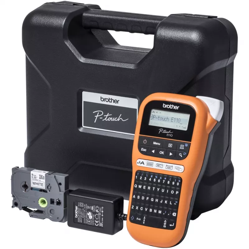 Label printer Brother PT-E110VP Direct thermal Colour 180 x 180 DPI 20 mm/sec TZe QWERTY