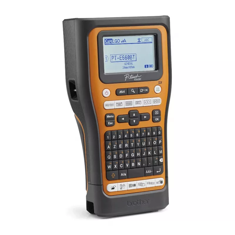 Brother PT-E560BTVP label printer Thermal transfer 180 x 180 DPI 20 mm/sec Wired & Wireless HSE/TZe Bluetooth QWERTY