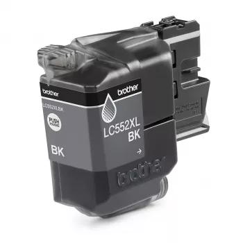 Ink cartridge Brother LC552XLBK Original Black pigment ink, single pack, yield approx. 3000 pages