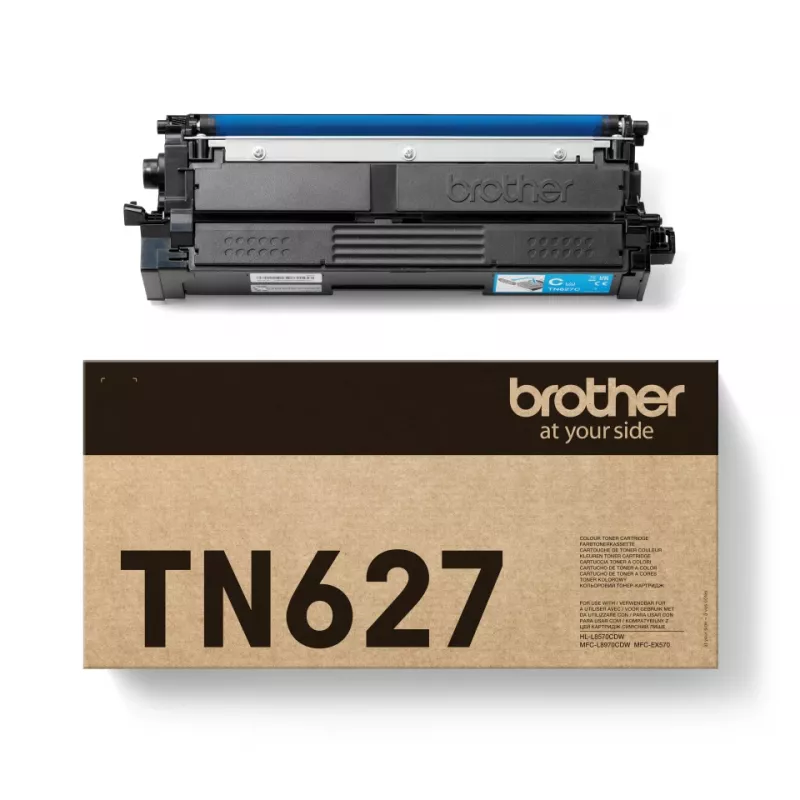 Toner cartridge Brother TN-627C Cyan original, yield 10,000 pages, 1 pc