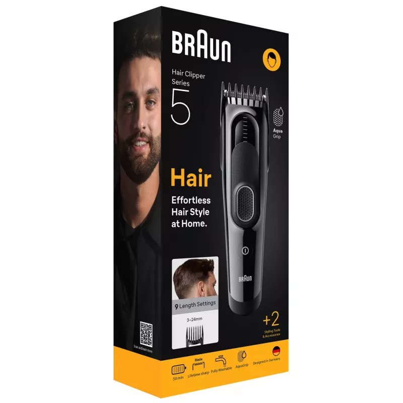 Braun HC5510 hair trimmers/clipper Black 9 Nickel-Metal Hydride (NiMH)