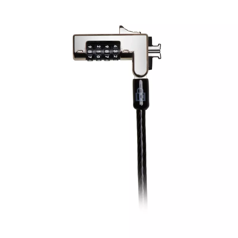 Kensington Slim Combination Laptop Lock, 1.8 m, Kensington, Combination lock, Key, Black