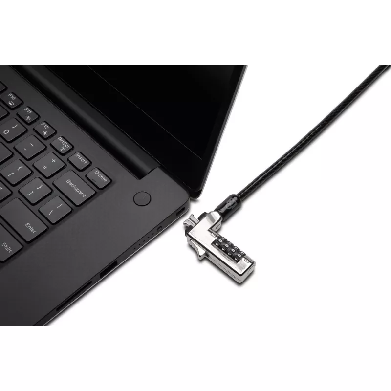 Kensington Slim Combination Laptop Lock, 1.8 m, Kensington, Combination lock, Key, Black