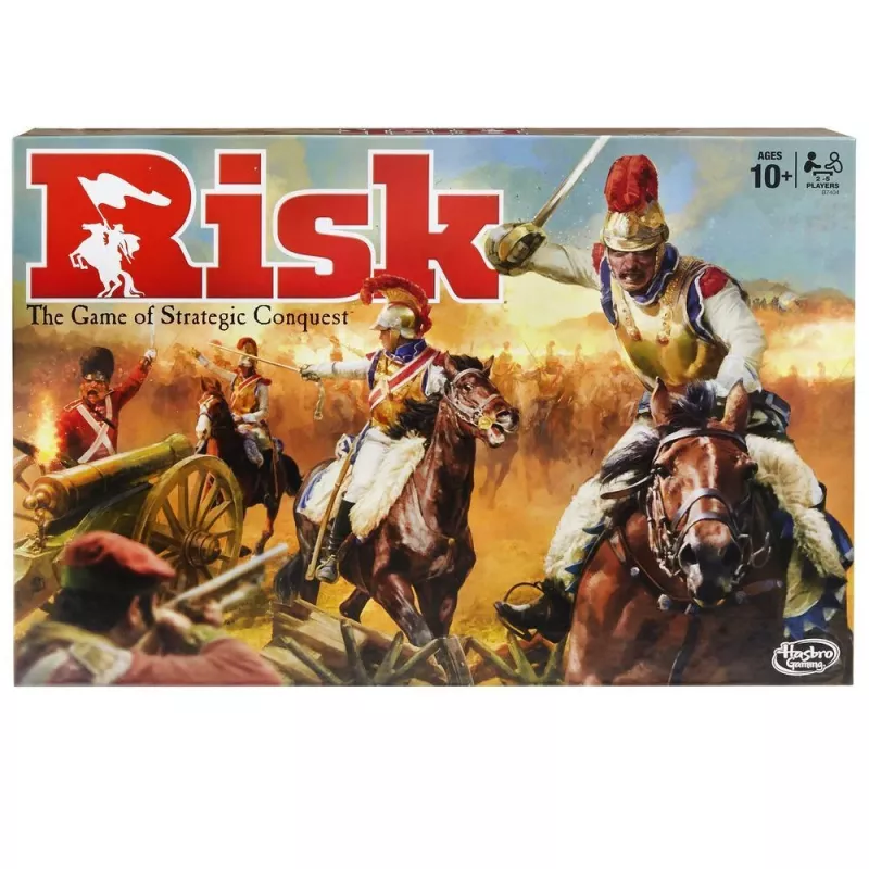 Board game HASBRO Risk (War) — strategic risk-conquest game, for ages 10+
