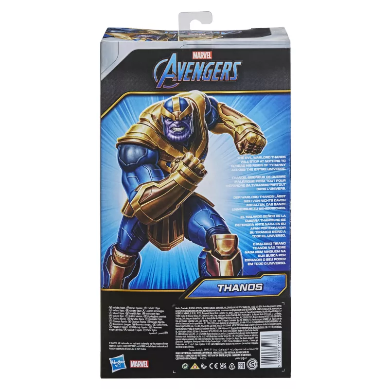 Marvel Avengers Blast Gear Deluxe Thanos Action Figure, 4 yr(s), Blue, Yellow