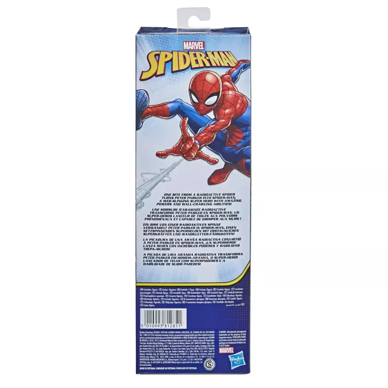 Action figure HASBRO Marvel Spider-Man Titan Hero Spider-Man, plastic, multicolour, for ages 4+