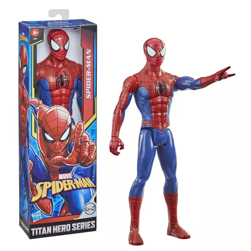 Action figure HASBRO Marvel Spider-Man Titan Hero Spider-Man, plastic, multicolour, for ages 4+